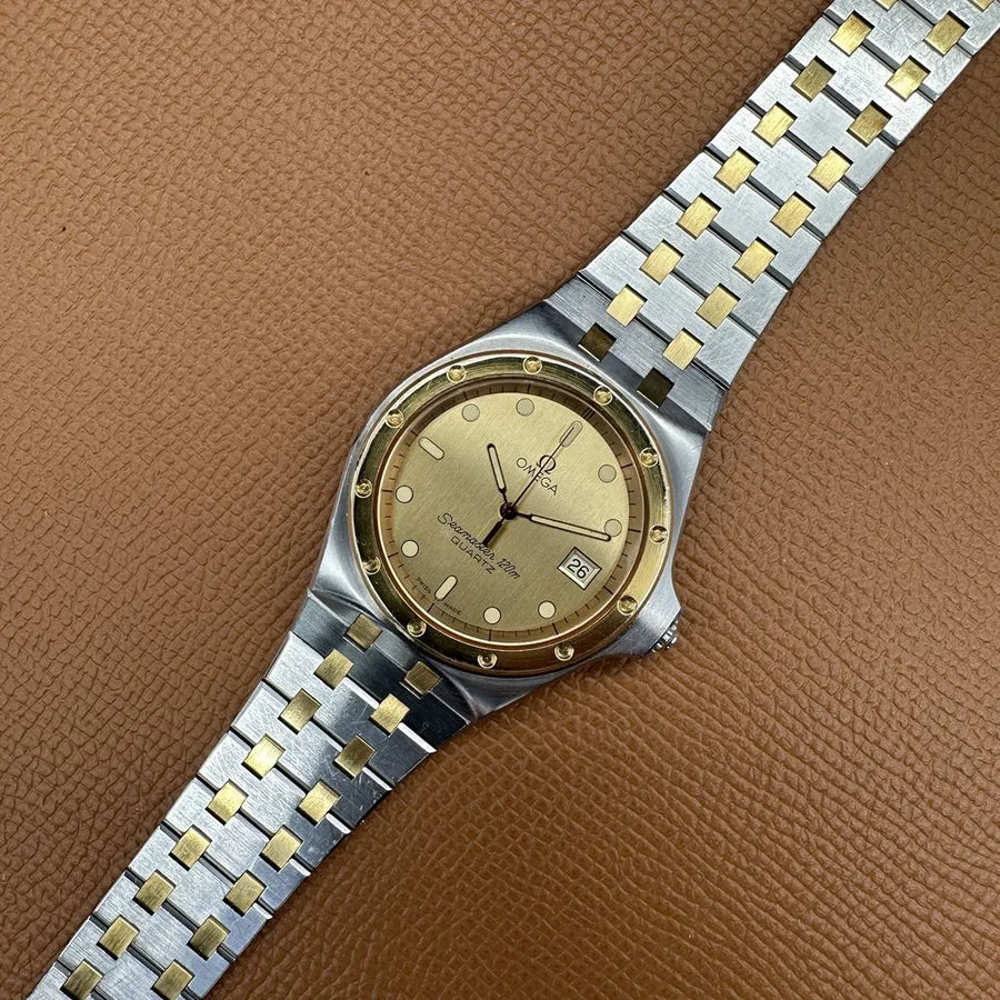 Omega Seamaster 120m "Alveoles" two tone