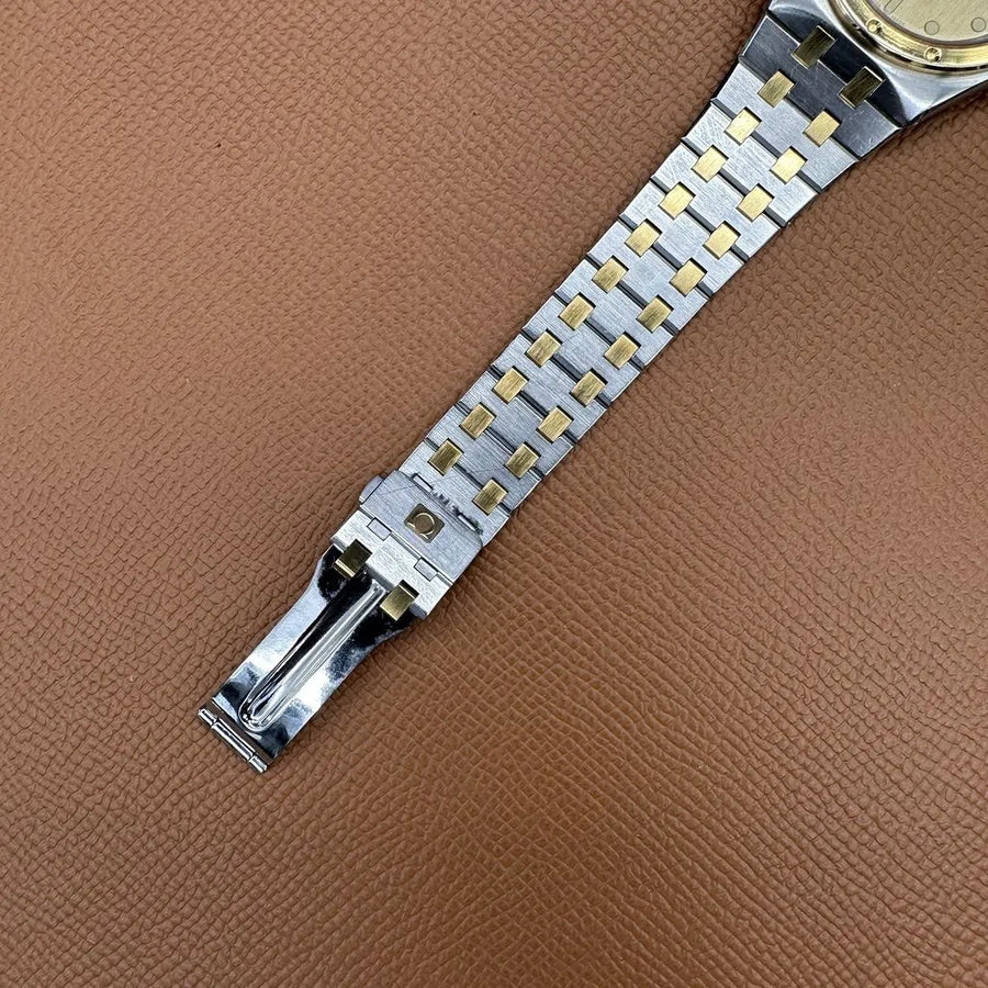 Omega Seamaster 120m "Alveoles" two tone