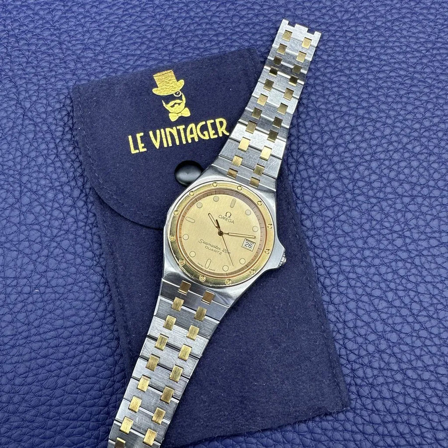 Omega Seamaster 120m "Alveoles" two tone